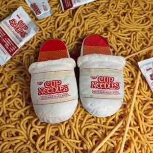 Cup Noodles Themed Slippers